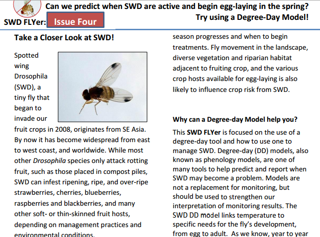 SWD FLYer 4. Degree-Day Modeling PDF