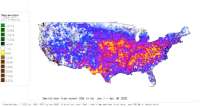 SW US deviations from normal to date