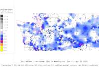 Washington deviations from normal to date