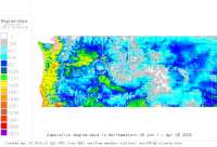 daily NW USA DD maps - this year to date