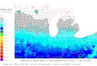 Great Lakes Central base 41 degree-days to date