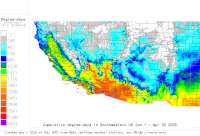 Southwestern base 41 degree-days to date